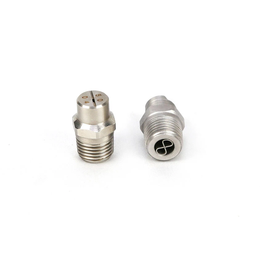 MEG fan nozzles